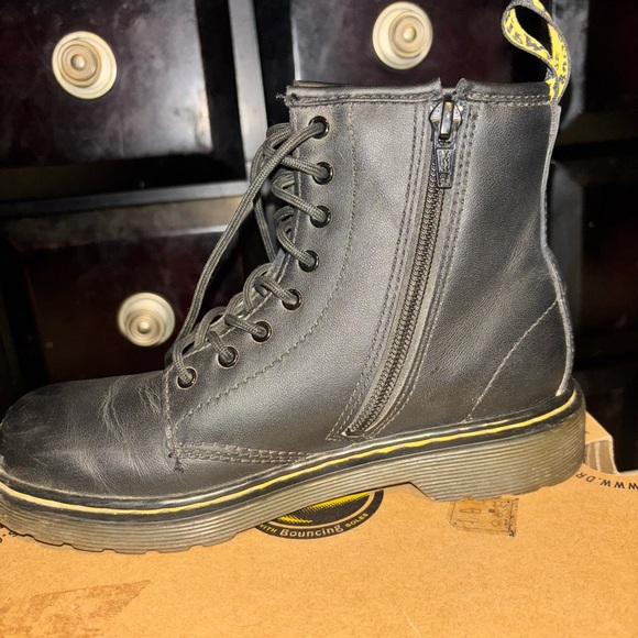 Dr. Martens Black Leather Boots